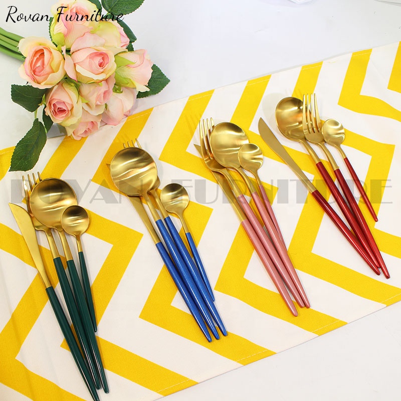 Cheap Bulk Flatware Wholesale Tableware Serving Fork Spoon Knife Stainless Steel Silverware