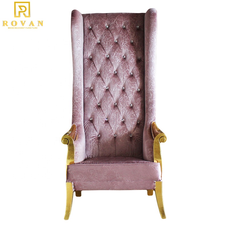 Cheap royal and luxury king and queen throne chair high back wedding chairs