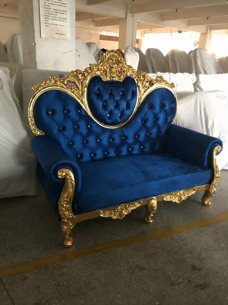 Royal Queen King throne chair rental cheaper bride and groom chair for wedding white king throne bridal chair