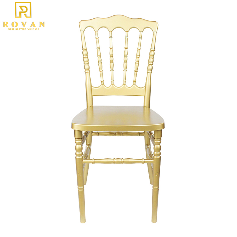Transparent modern stacking plastic napoleon chair tiffany gold resin chiavari chair acrylic for wedding