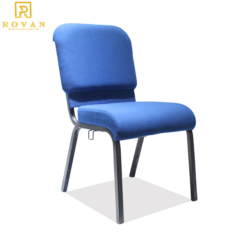 Useding Cheap metal church chair wholesale upholstered used auditorium