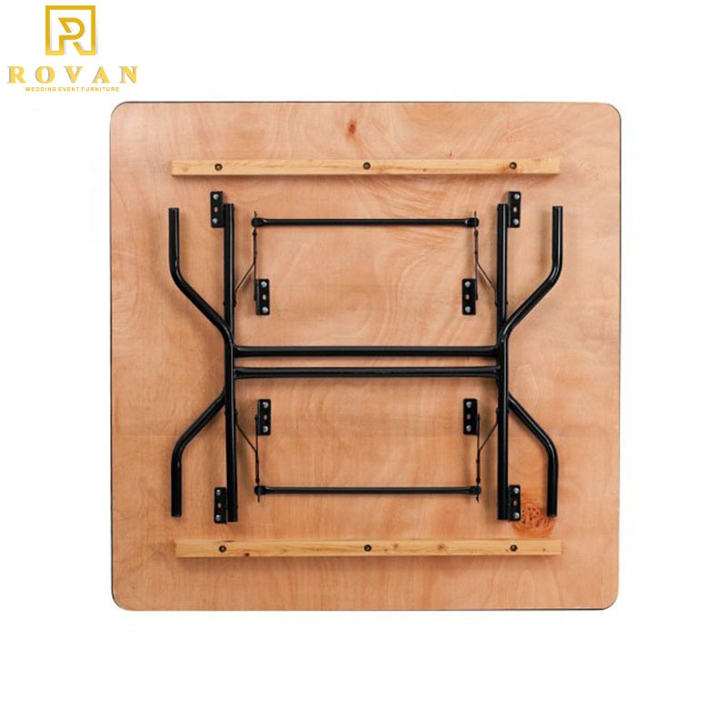 Wholesale modern hotel Furniture Wood Folding Banquet Table set for Wedding and event