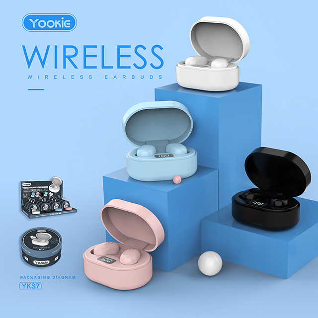 Yookie YKS7 tws Audifonosbt tws apod Earbuds TWS Earphone For Cell phones