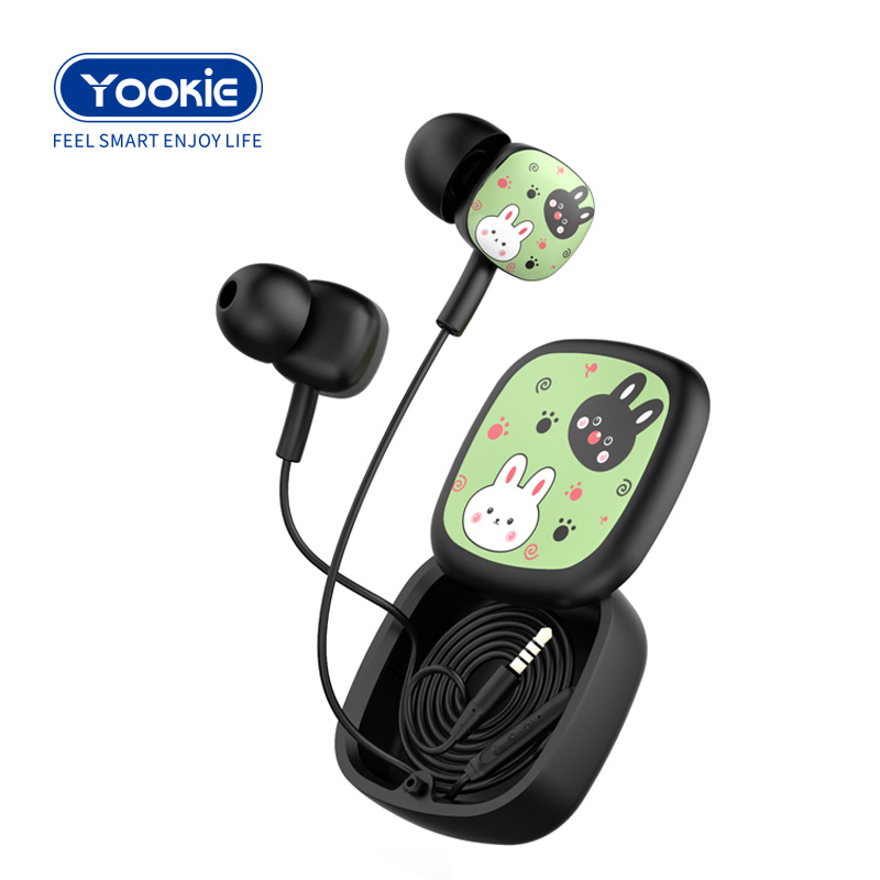 YOOKIESD11 Mobile Handsfree in ear Headphones Music 3.5mm Earphone