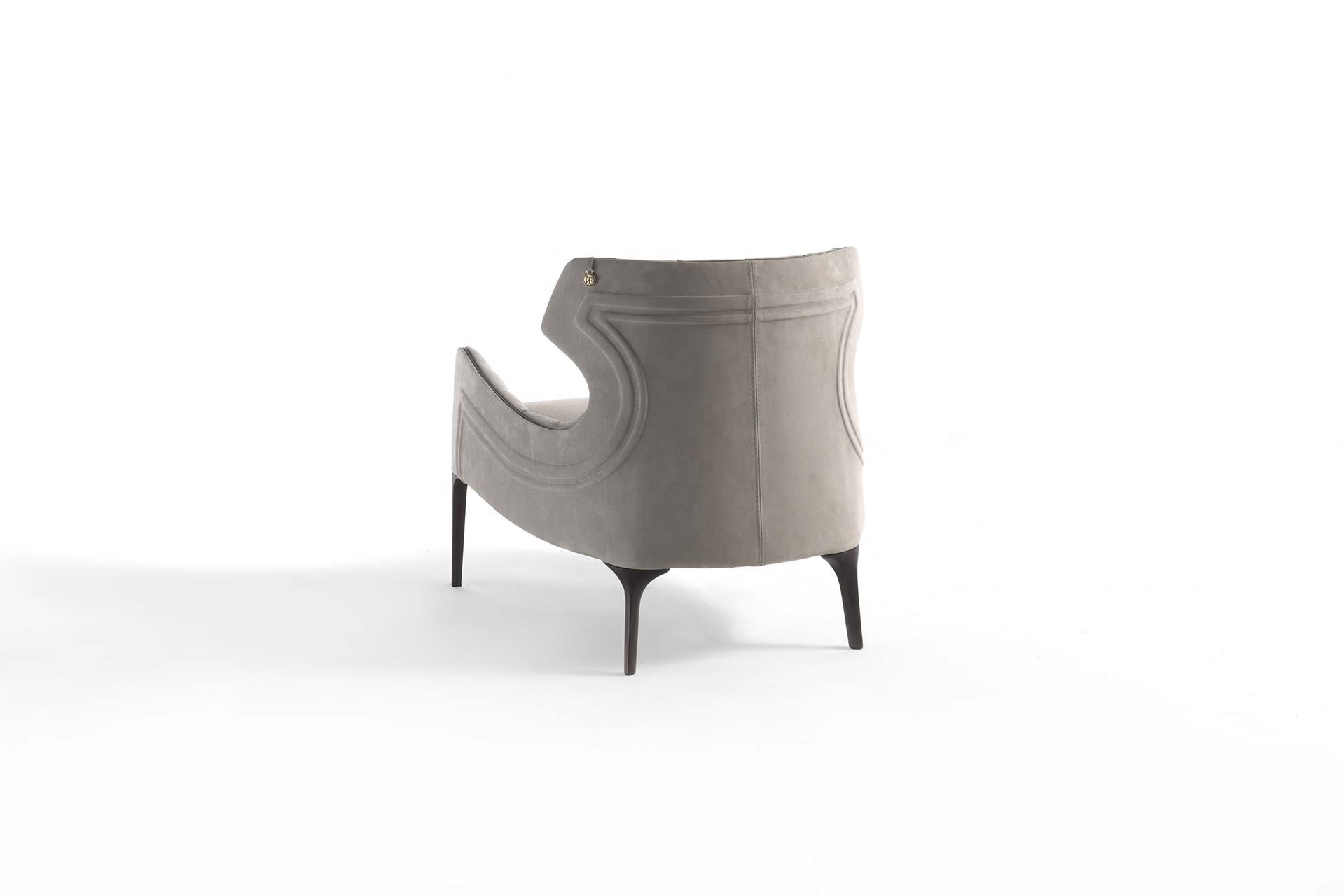 Italian luxury design leather lounge chair modern single leisure chairs for home furniture