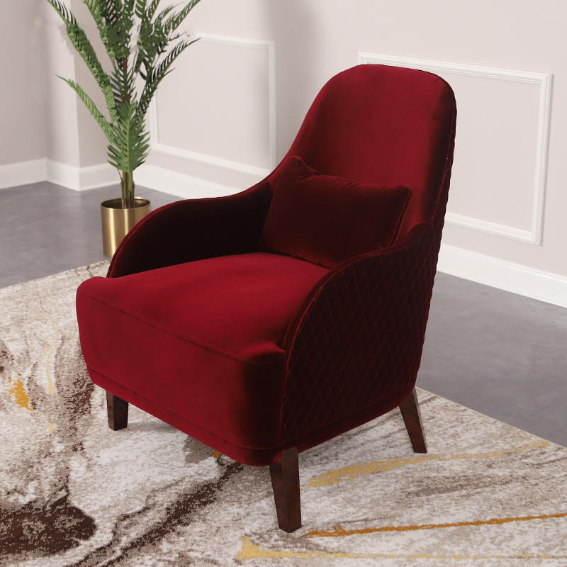 Factory Direct Sales sillon reclinable modern elegant upholstered single sofa chair