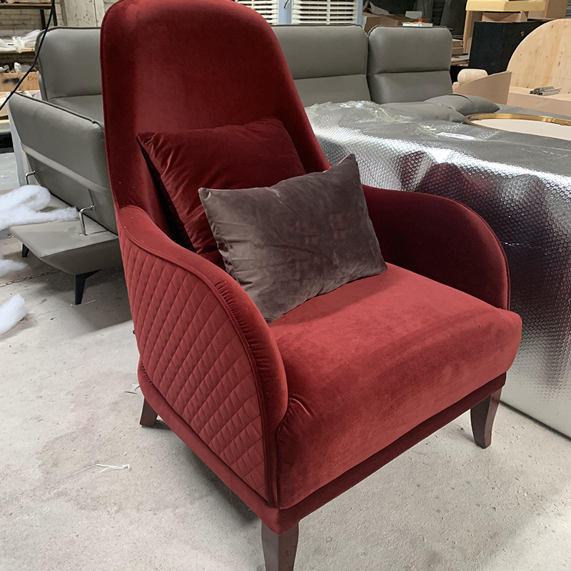Factory Direct Sales sillon reclinable modern elegant upholstered single sofa chair