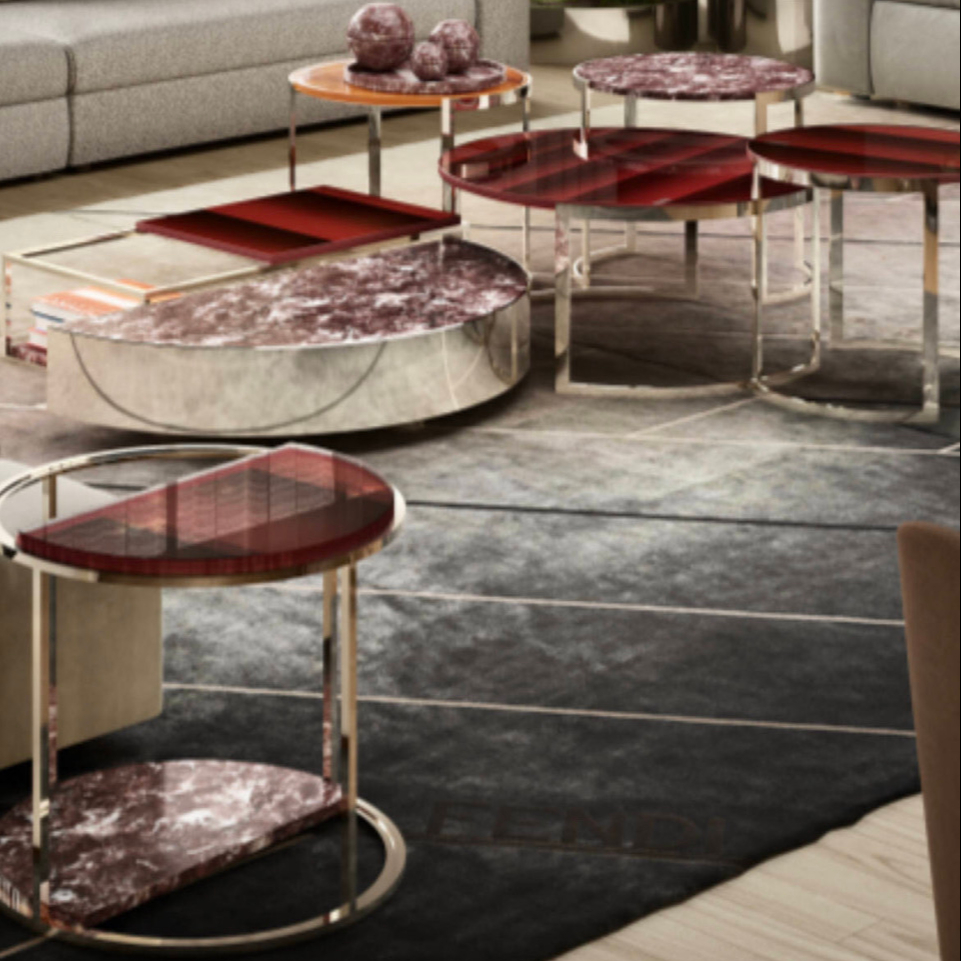 New Arrival Coffee Table Living Room Furniture Tea Table With Stainless Steel