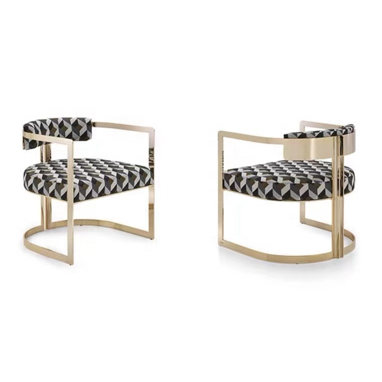 Dining Metal Chairs High Quality Luxury Bar Stools And Hotel Sets Luxury Modern Armchairs Furniture