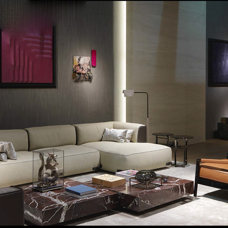 High quality Italian design marble stone luxury living room coffee table for home furniture