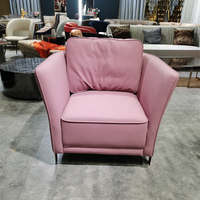 Italian design luxury furniture stainless steel high density sponge matte technology cloth sofas sets