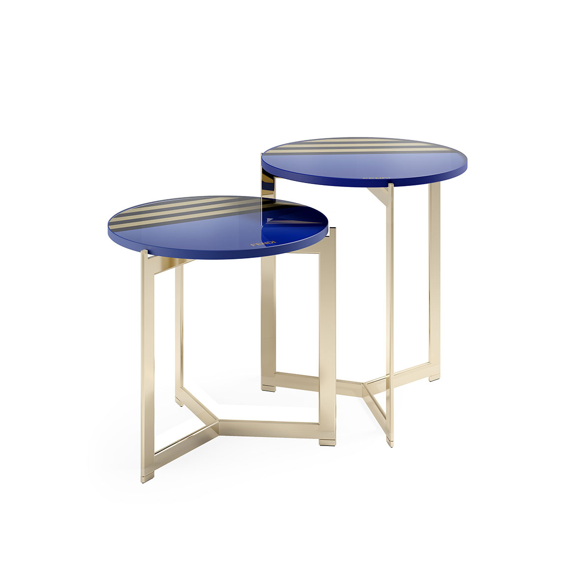 Italian Modern Light Luxury Style Living Room Furniture Top Quality Tempered Glass Round Small Coffee Table