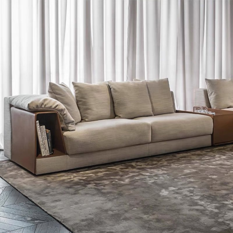Sectional living room modern style designs luxury leatherette made sofa set furniture