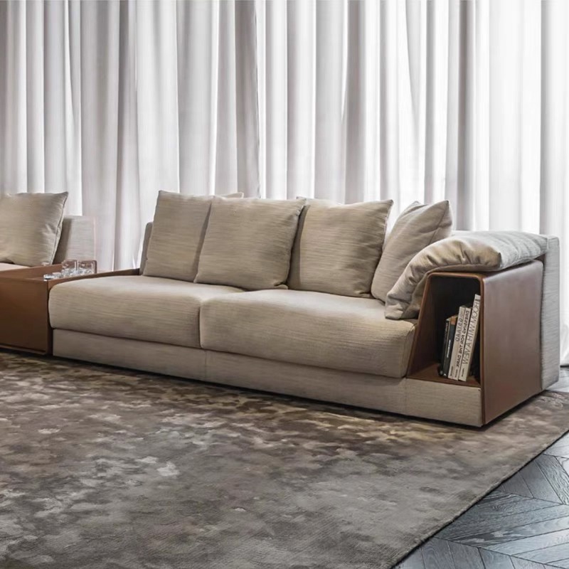 Sectional living room modern style designs luxury leatherette made sofa set furniture
