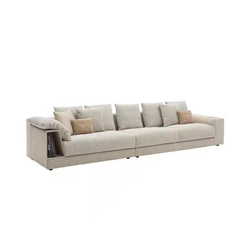 Sectional living room modern style designs luxury leatherette made sofa set furniture