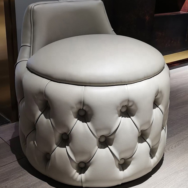 High quality modern design stool ottomans single sofa chair for living room furniture