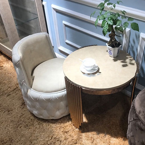 High quality modern design stool ottomans single sofa chair for living room furniture