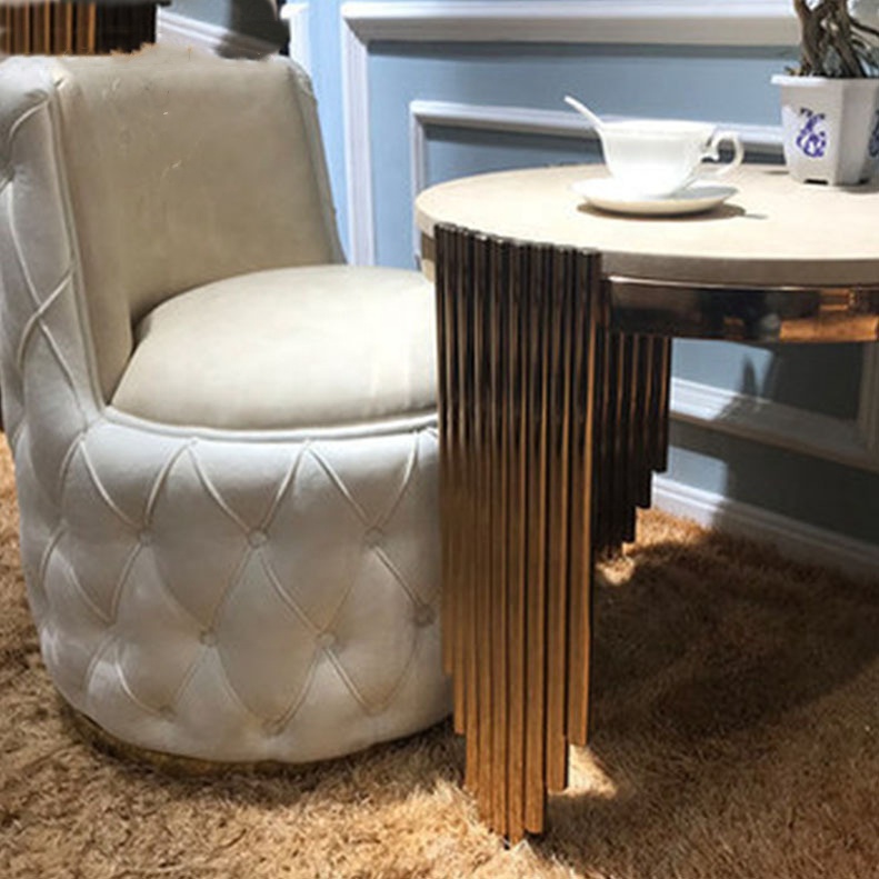 High quality modern design stool ottomans single sofa chair for living room furniture