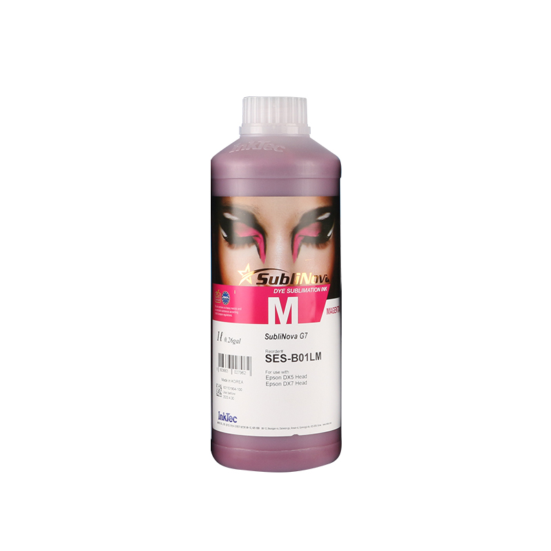 1000ml sublimation dye ink sure color korea hot sale SES ink for fabric t-shirt printing