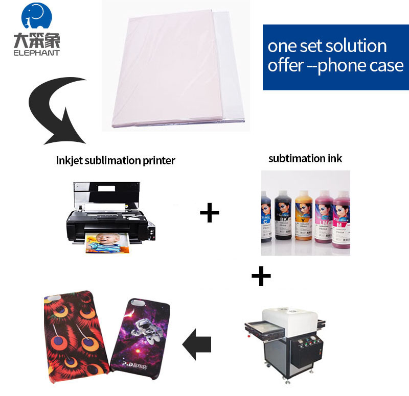 Wholesale a3 heat transfer paper 100sheets sticky sublimation paper sublimation printing paper