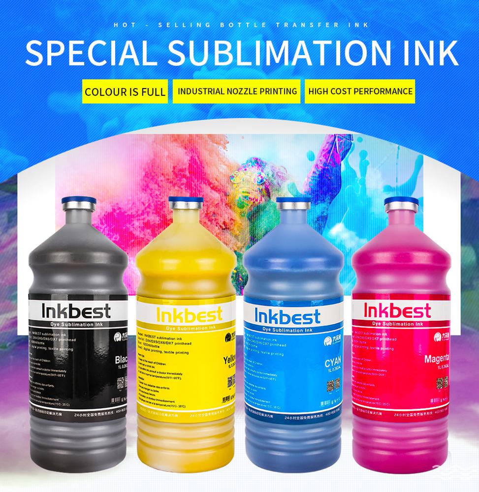 China hot sales high quality INKBEST sublimation ink price sublimation printer ink