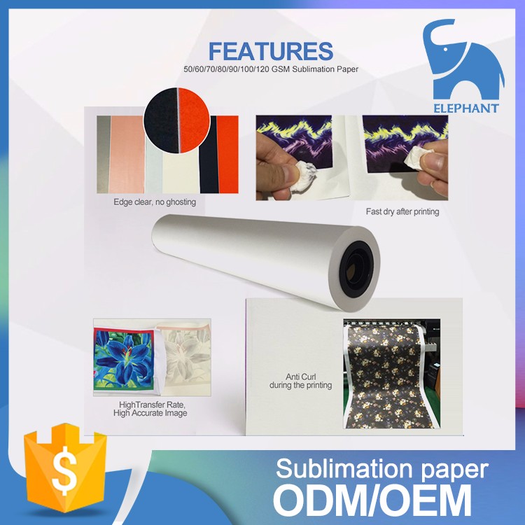 hot selling 60gsm hansol sublimation paper made in korea