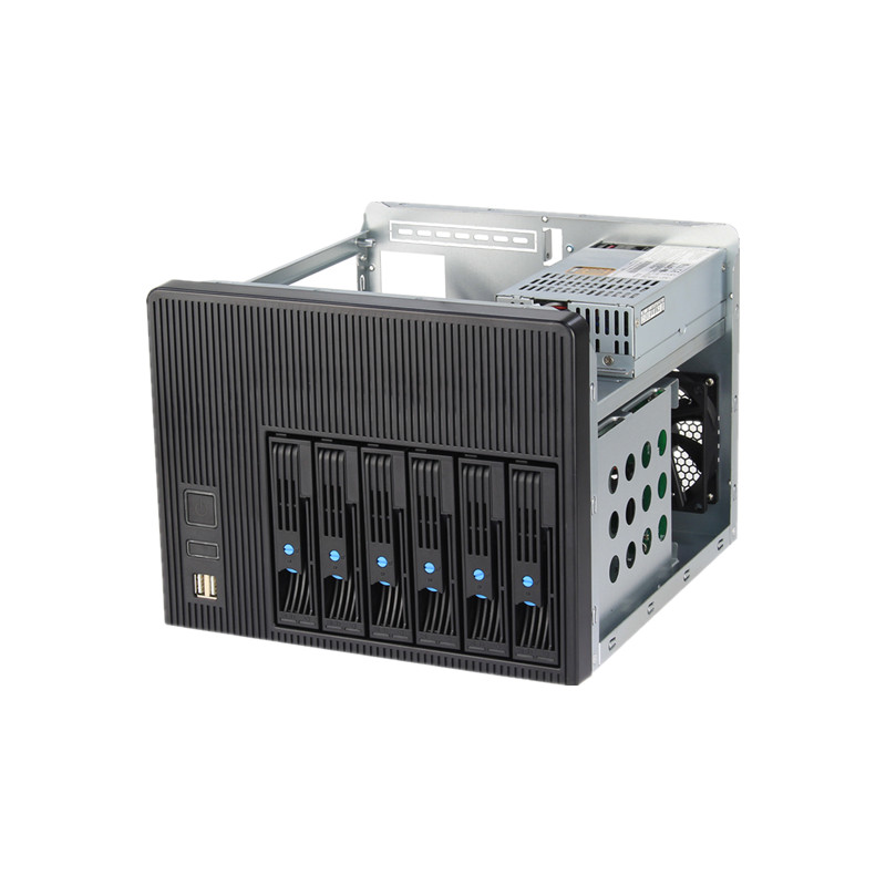 MINI-ITX nas server chassis hom media data storage server case empty diy computer enclosure an offline Google Photos alternative
