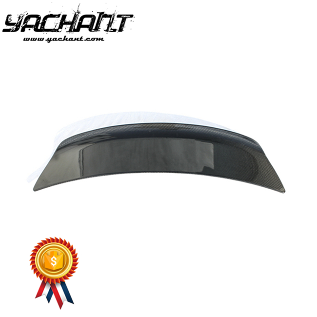 Trade Assurance Carbon Fiber Glass Rear Spoiler Wing Fit For 2016-2018 Model X SUV RZ RZentric Style Trunk Wing