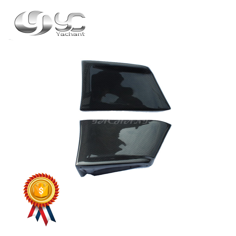 Trade Assurance Carbon Fiber Rear Bumper Extention Corners Fit For 2008-2012 EVO X 10 Rear Bumper Spats