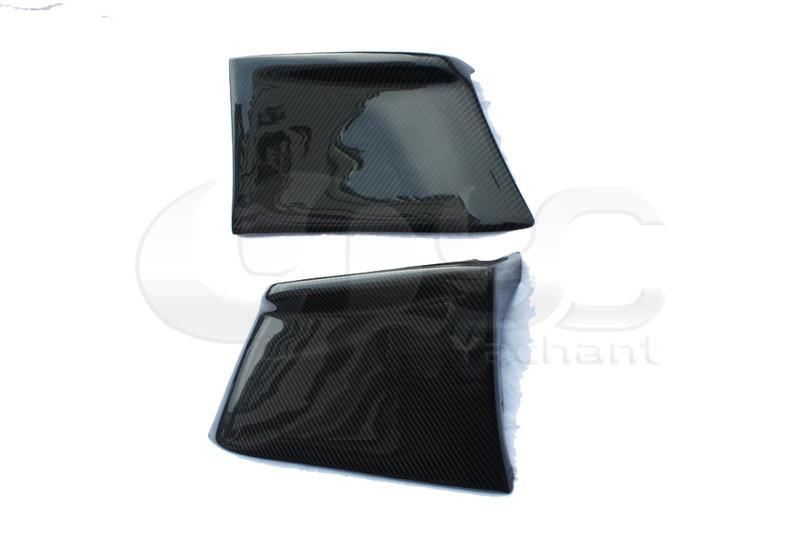 Trade Assurance Carbon Fiber Rear Bumper Extention Corners Fit For 2008-2012 EVO X 10 Rear Bumper Spats