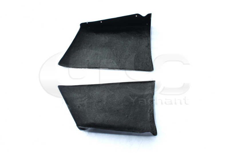 Trade Assurance Carbon Fiber Rear Bumper Extention Corners Fit For 2008-2012 EVO X 10 Rear Bumper Spats