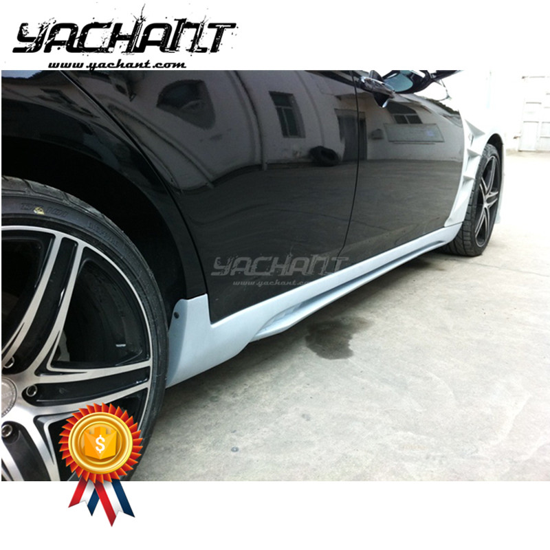 Trade Assurance Fiber Glass Side Skirts Fit For 2007-2010 G35 G37 4D Sedan WI Style Side Skirts