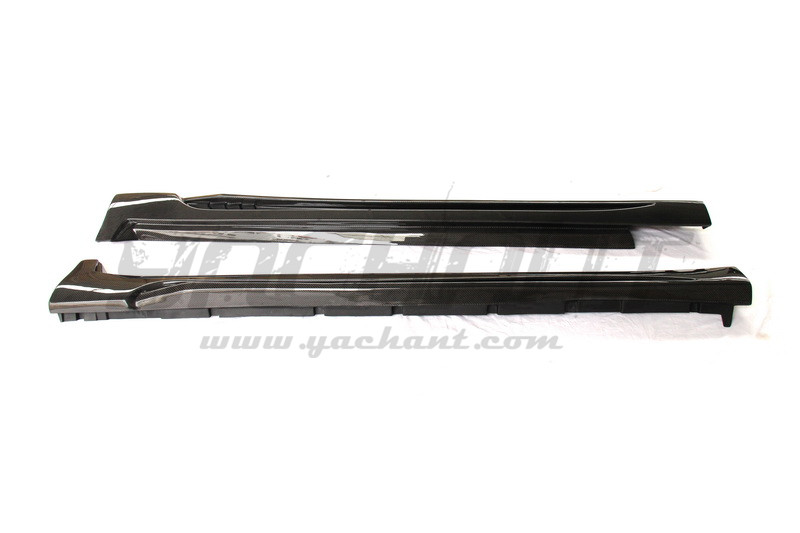 Trade Assurance Fiber Glass Side Skirts Fit For 2007-2010 G35 G37 4D Sedan WI Style Side Skirts
