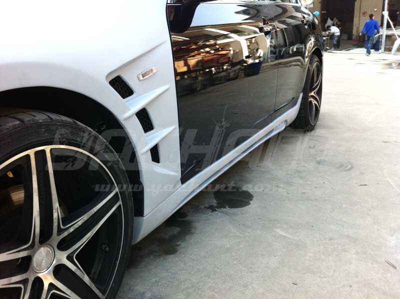 Trade Assurance Fiber Glass Side Skirts Fit For 2007-2010 G35 G37 4D Sedan WI Style Side Skirts
