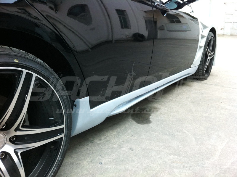 Trade Assurance Fiber Glass Side Skirts Fit For 2007-2010 G35 G37 4D Sedan WI Style Side Skirts