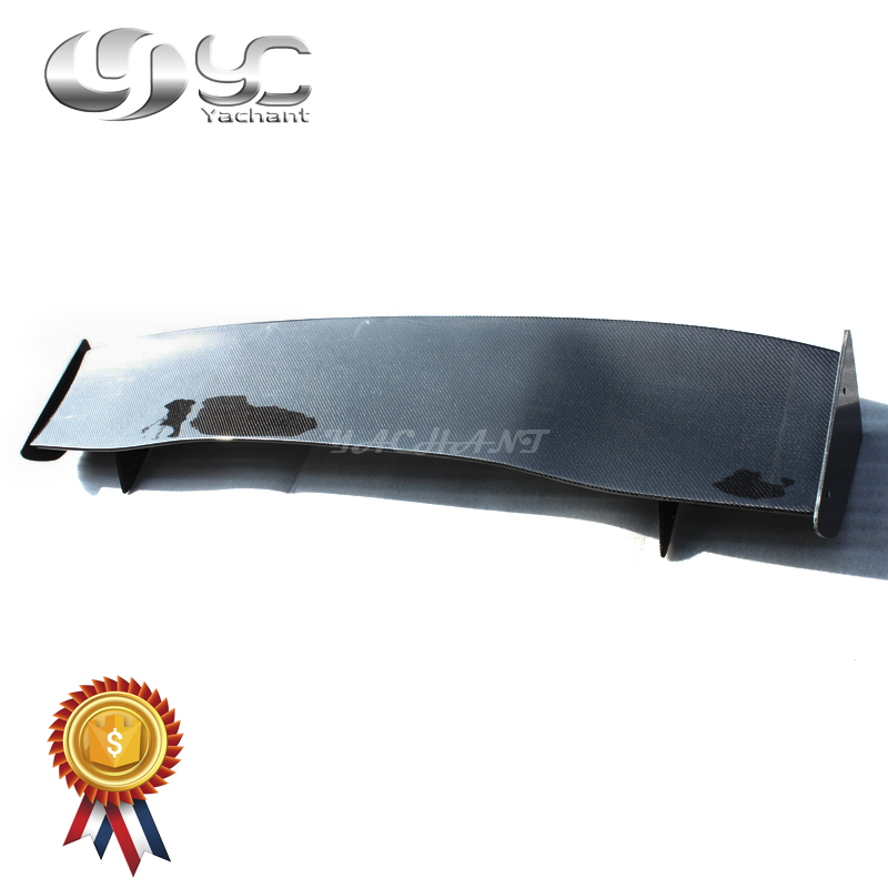 Trade Assurance Carbon Fiber Rear Spoiler Fit For 95-98 R33 GTR Bee-R Style GT Rear Spoiler Wing only fit GTR Rear Spoiler Base