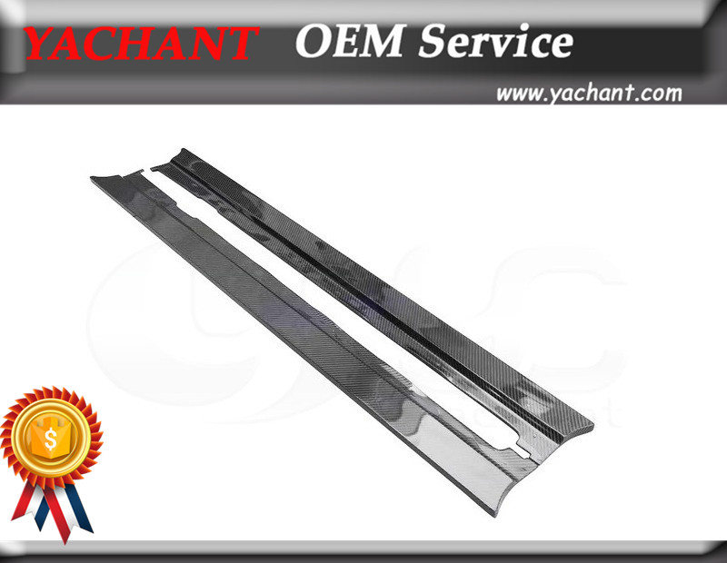 Trade Assurance Carbon Fiber Side Skirt Underboard Fit For 2015-2017 RS6 Side Skirts Underboards 4pcs