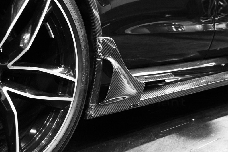 Trade Assurance Carbon Fiber Side Skirt Underboard Fit For 2015-2017 RS6 Side Skirts Underboards 4pcs