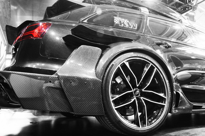 Trade Assurance Carbon Fiber Side Skirts Canards Fit For 2015-2017 RS6 Side Skirts Canards