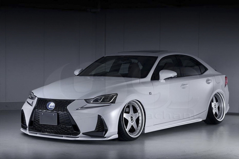 Trade Assurance Carbon Fiber Front Bumper Lip Fit For 2013-2015 IS F Sport AG Style Front Lip
