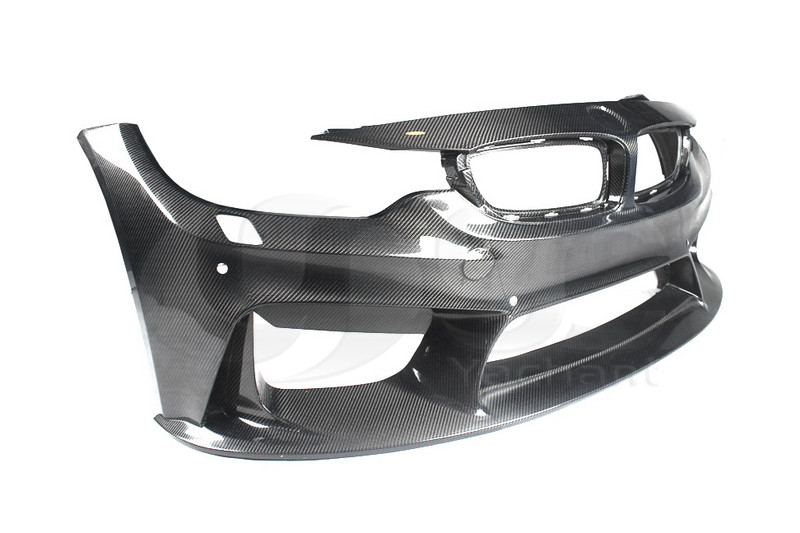 Trade Assurance Carbon Fiber Front Bumper Car Bar Fit For 2014-2017 F80 M3 F82 F83 M4 3DD Style Front Bumper
