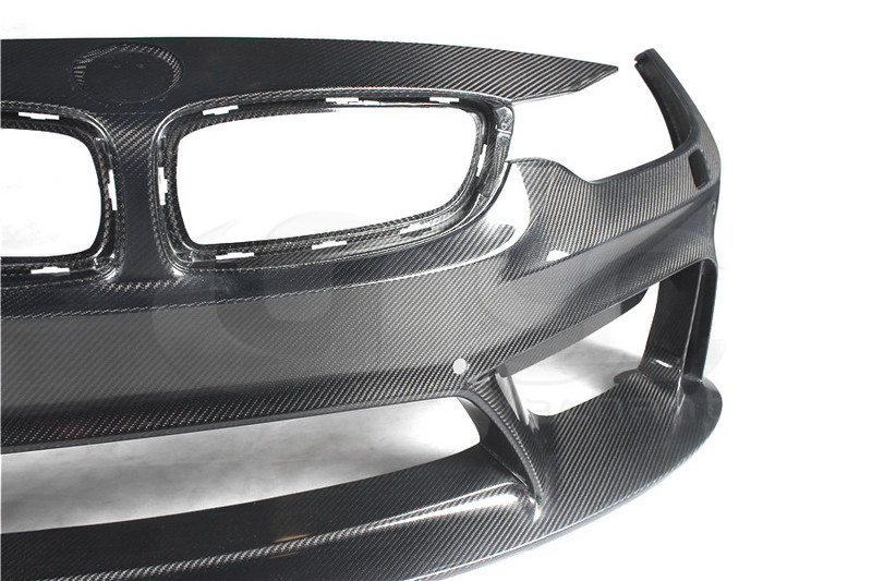 Trade Assurance Carbon Fiber Front Bumper Car Bar Fit For 2014-2017 F80 M3 F82 F83 M4 3DD Style Front Bumper