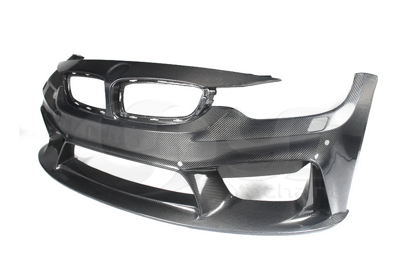 Trade Assurance Carbon Fiber Front Bumper Car Bar Fit For 2014-2017 F80 M3 F82 F83 M4 3DD Style Front Bumper