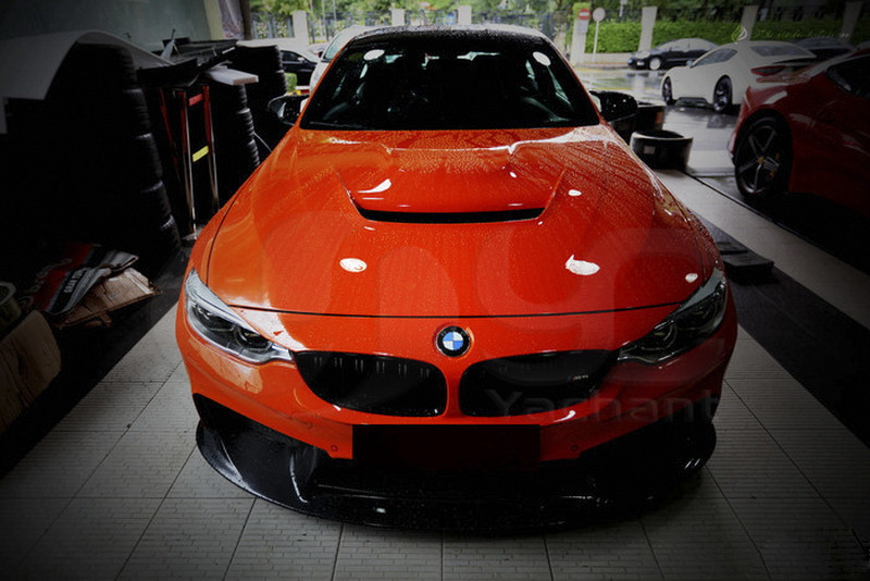 Trade Assurance Carbon Fiber Front Bumper Car Bar Fit For 2014-2017 F80 M3 F82 F83 M4 3DD Style Front Bumper