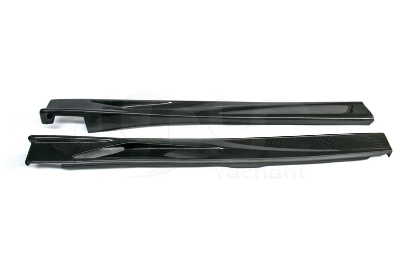 Trade Assurance Carbon Fiber Side Skirts Fit For 01-07 Lancer Evolution 7-9 EVO 78 9 VTX Cyber Version Style Side Skirt