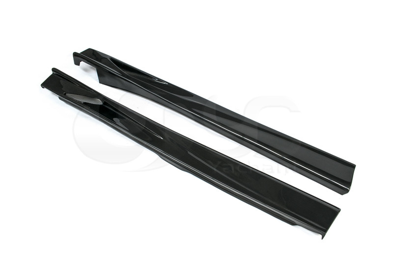Trade Assurance Carbon Fiber Side Skirts Fit For 01-07 Lancer Evolution 7-9 EVO 78 9 VTX Cyber Version Style Side Skirt