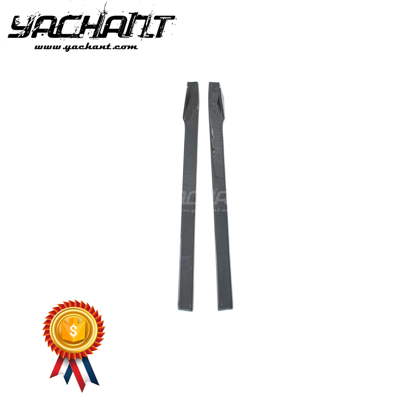 Trade Assurance Carbon Fiber Side Skirt Fit For 2016-2017 F87 M2 M Design Style Side Skirt Extension Underboard