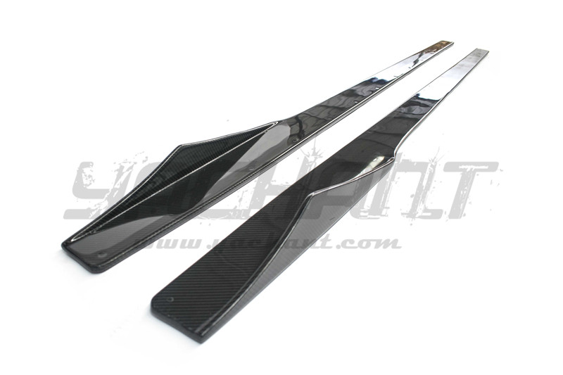Trade Assurance Carbon Fiber Side Skirt Fit For 2016-2017 F87 M2 M Design Style Side Skirt Extension Underboard