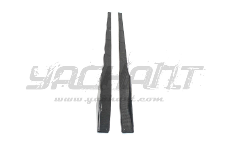 Trade Assurance Carbon Fiber Side Skirt Fit For 2016-2017 F87 M2 M Design Style Side Skirt Extension Underboard