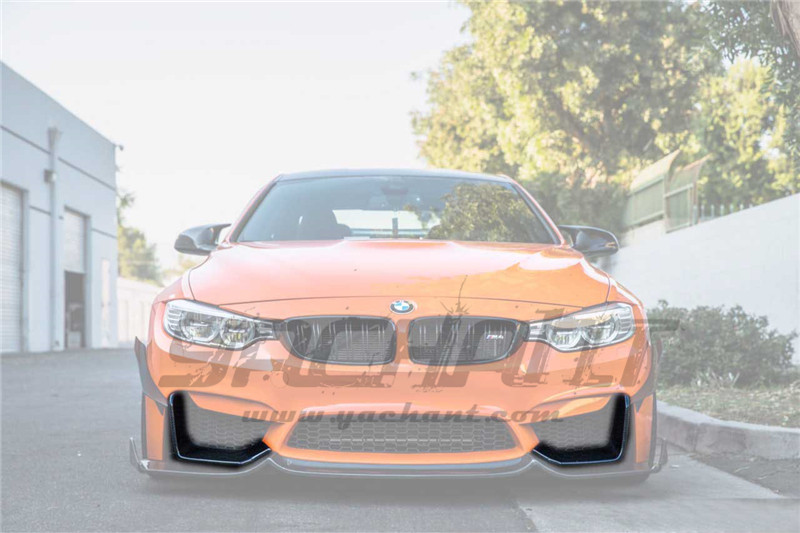 Trade Assurance Carbon Fiber Front Vents Fit For 2014-2019 F80 M3 F82 F83 M4 MAD Style Front Side Vent Lower Valence